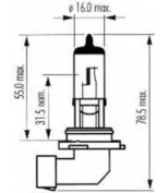 SCT Germany 202594 Лампа накаливания галогенная sct 202594 (hb4 12v 51w p22d)